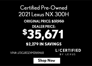 certified pre-owned special Lexus
