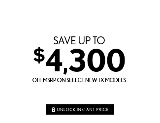save off MSRP on select new TX
