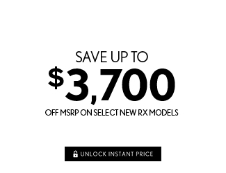 save off MSRP on select new RX