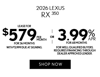 2026 Lexus RX 350 Premium Plus offer