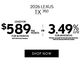 2026 Lexus TX 350 PREMIUM AWD offer