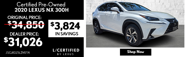 certified pre-owned special Lexus