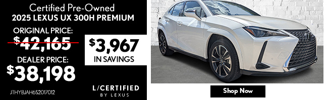 certified pre-owned special Lexus