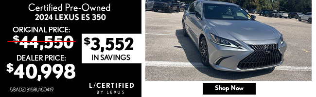 certified pre-owned special Lexus
