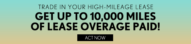 Trade in your high-mileage lease - Get up to 10000 miles of lease overage paid