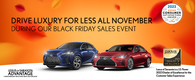 Drive luxury for less all November during our Black Friday Sales Event