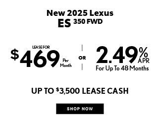 New 2025 Lexus ES 350