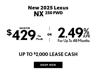 New 2025 Lexus NX 250