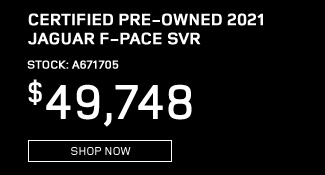 Certified Pre-Owned 2021 Jaguar F-Pace SVR