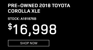 Pre-Owned 2018 Toyota Corolla XLE