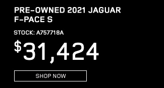 Certified Pre-Owned 2021 Jaguar F-Pace S Offer