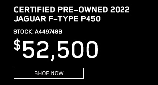 Certified Pre-Owned 2022 Jaguar F-Type P450 Offer