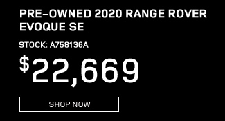 Pre-Owned 2020 Range Rover Evoque SEOffer