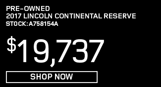 Pre-Owned 2017 Lincoln Continental offer
