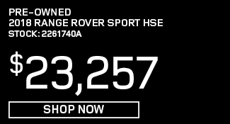 Pre-Owned Range Rover offer