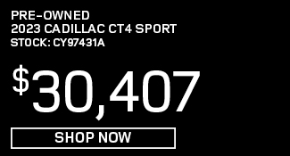 Pre-Owned Cadillac CT4 offer