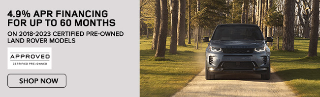 special on certified pre-owned Land Rover models