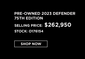 pre-owned 2023 Defender 75th edition