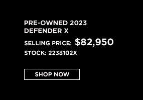 pre-owned Defender X