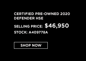 certified pre-owned Defender