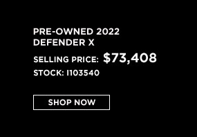 PRE-OWNED 2022 DEFENDER X offer