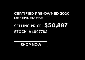 CERTIFIED PRE-OWNED 2020 DEFENDER HSE offer