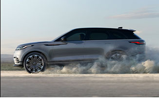 2025 Range Rover Velar riding in sand