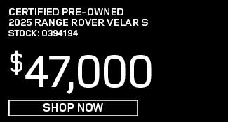 certified used 2025 land rover range rover velar dynamic se offer
