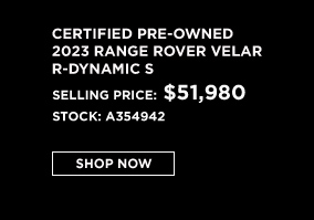 certified used 2023 land rover range rover velar r offer