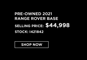 PRE-OWNED 2021 land rover range rover offer