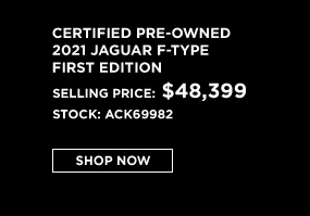 certified used 2021 jaguar f-type offer