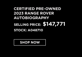 certified used 2023 land rover range rover offer