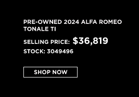 PRE-OWNED 2024 alfa romeo tonale offer