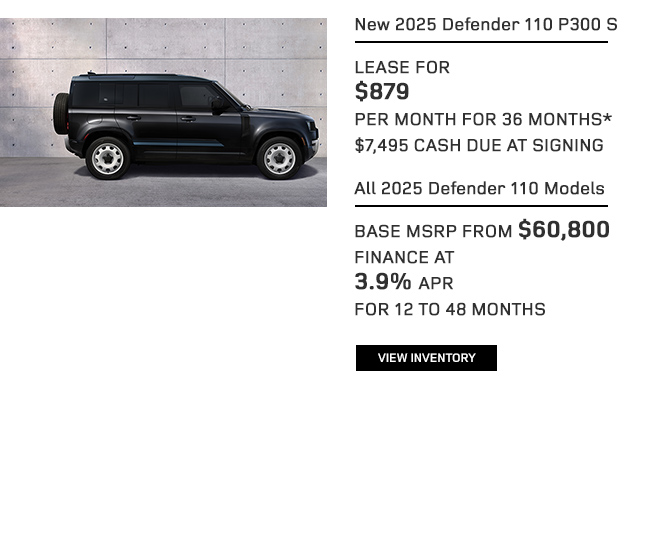 2024 Defender 110 special offer