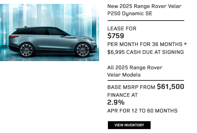 2025 Range Rover Velar P250