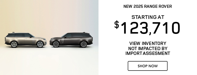2025 Range Rover Models offer