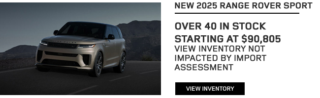 2025 Range Rover Sport offer