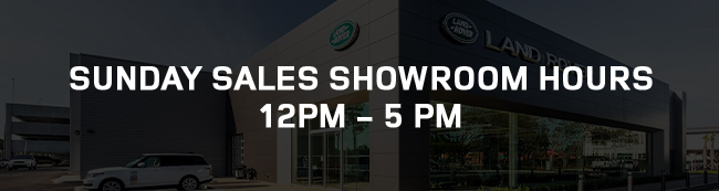 Sunday sales showroom hours 12pm-5pm