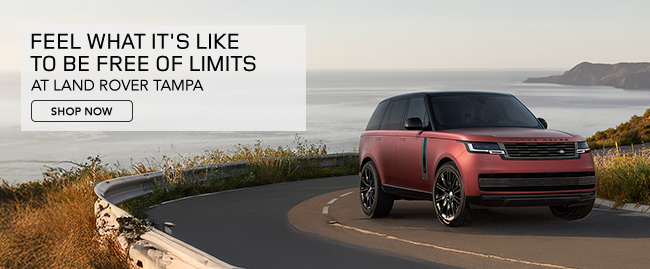 Feel what its like to be free of limits at Land Rover Tampa