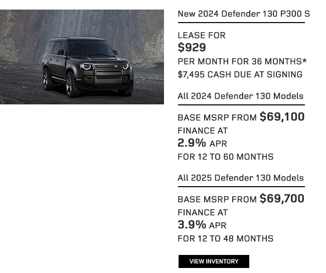 2024 Defender 130 P300 S offer