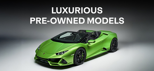 luxurious pre-owned models
