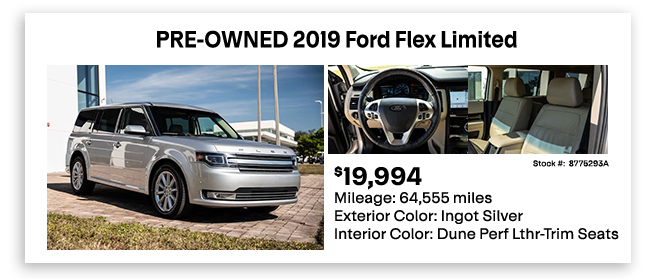 PRE-OWNED 2019 Ford Flex Limited