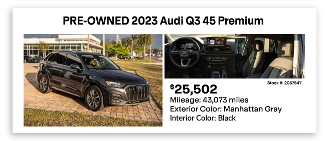 PRE-OWNED Audi Q3