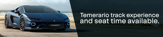 Temerario track experience and seat time available