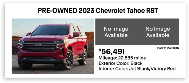 Pre-Owned Tahoe