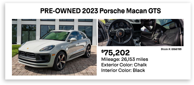 Pre-Owned 2023 Porsche Macan