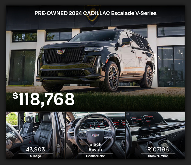 PRE-OWNED 2024 CADILLAC Escalade offer