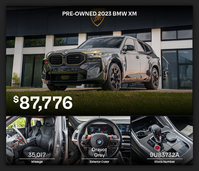 preowned 2023 BMW XM