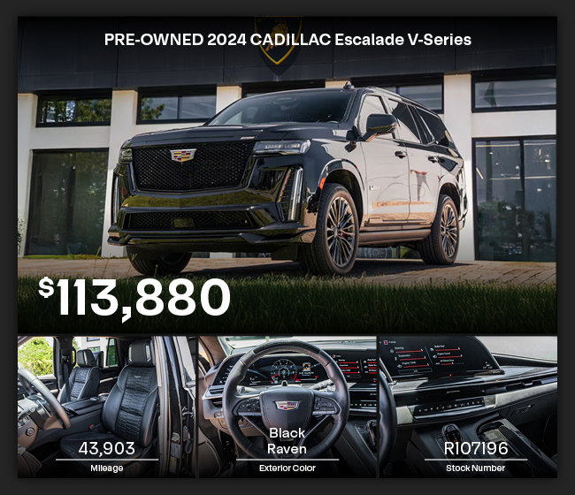 preowned Cadillac Escalade V