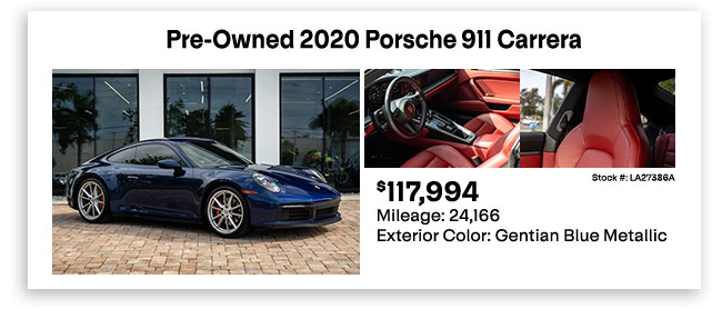 2020 Porsche 911 Carrera